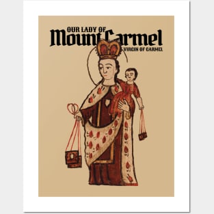 Ancient Art Our Lady of Mount Carmel Posters and Art